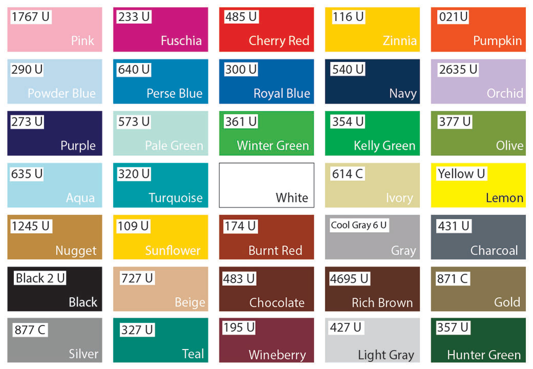 Stock Paint Colors