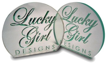 Engraved 1” thick green edge plastic – Polished and Matte finishes