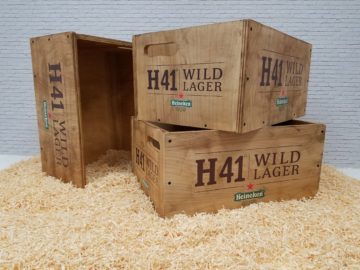 Custom wood display crates